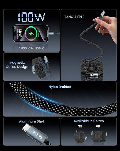 MagCable Cablu Magnetic Antiîncurcare Skegic
