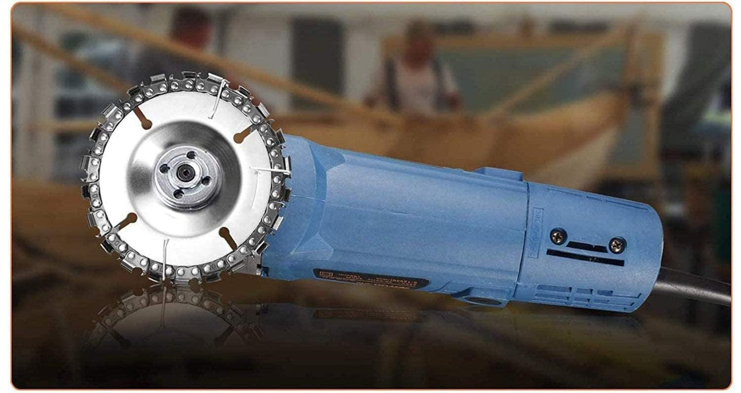DISC POLIZOR UNGHIULAR CU LANȚ DE DRUJBĂ (16MM X 100 MM)