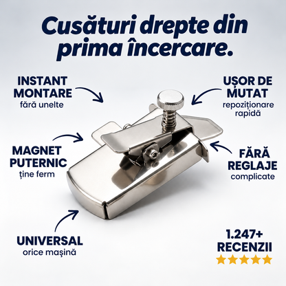 Ghid Cusătură Magnetic Mașină