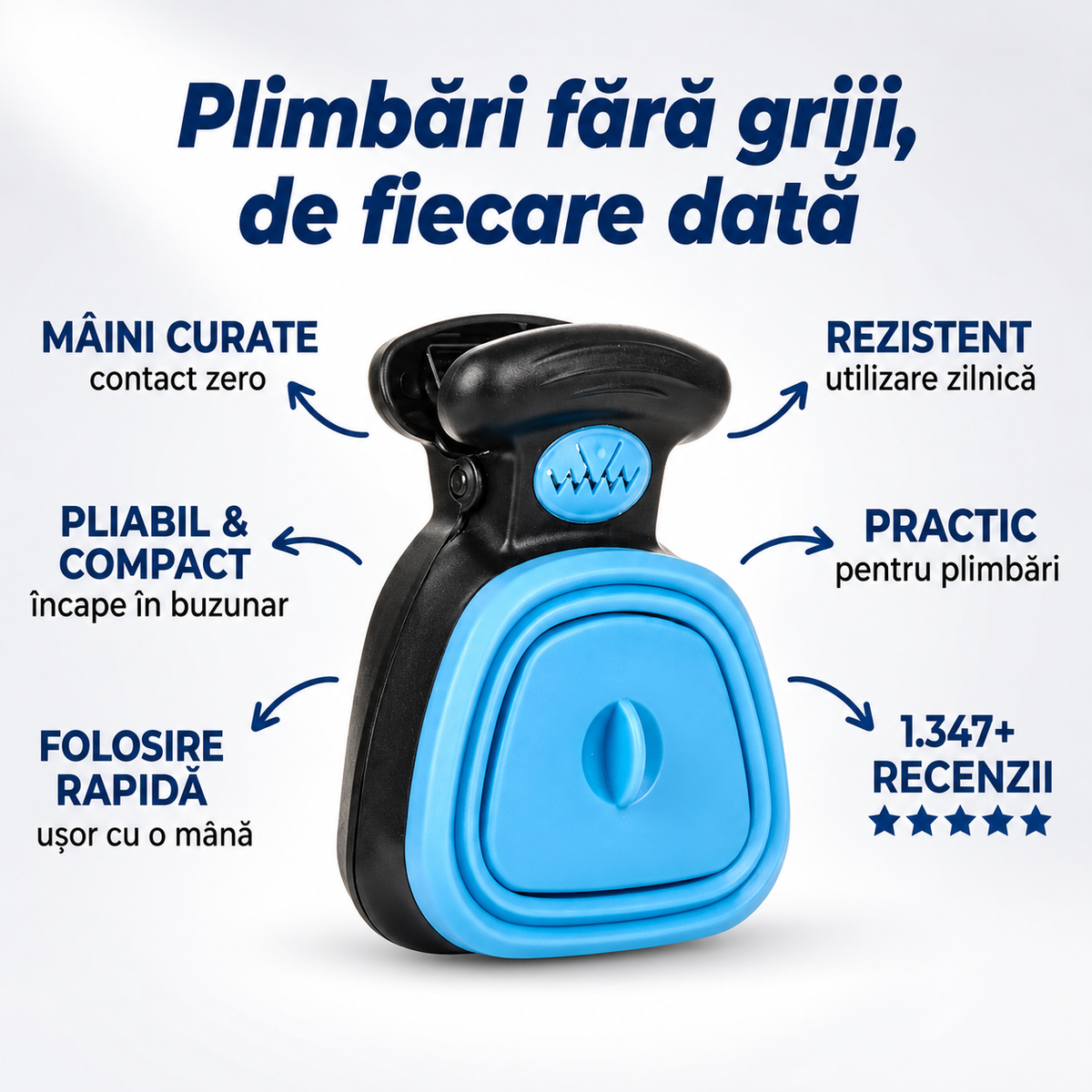 Dispozitor Pliabil Igienă Canină