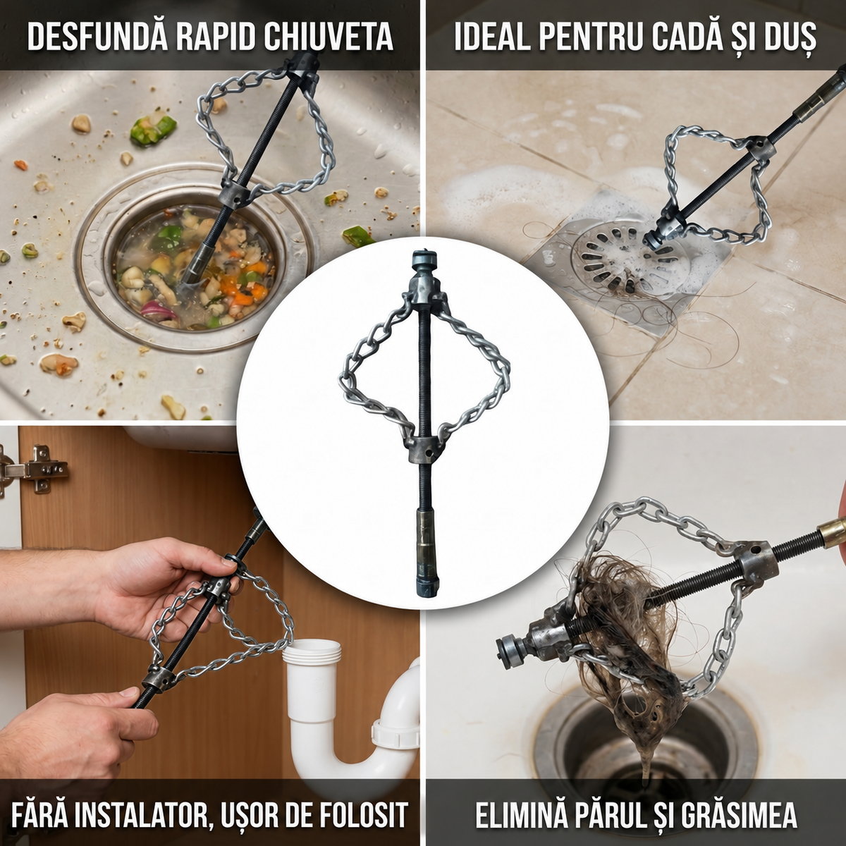 Lanț Curățare Canalizare
