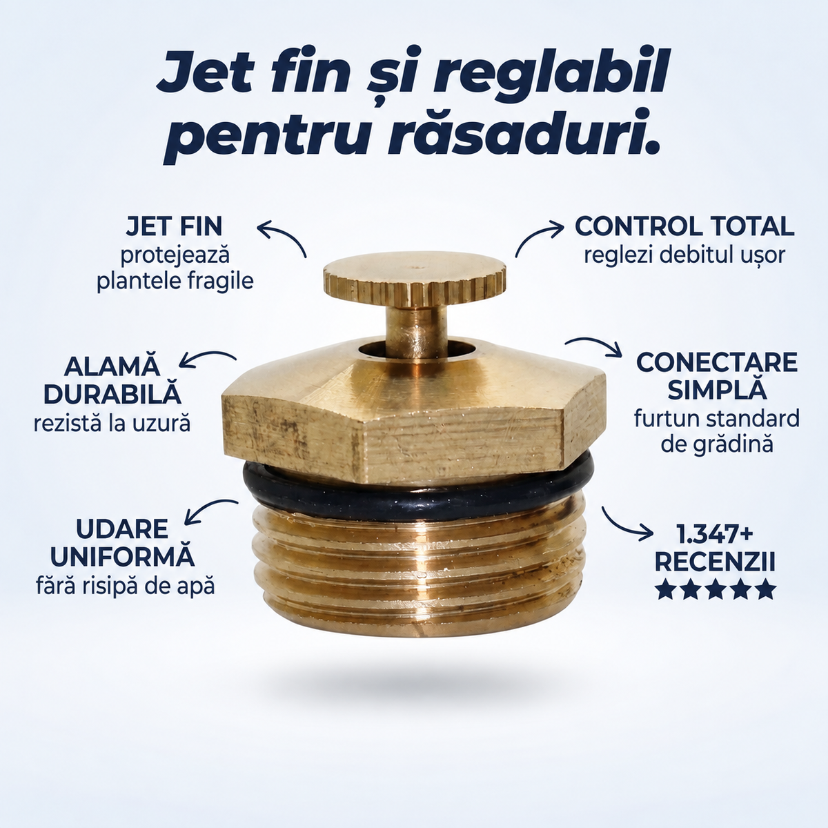 Duză Stropire Alamă Reglabilă