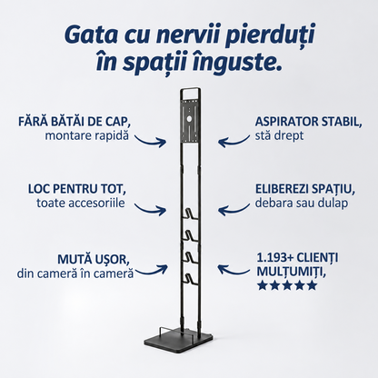 Suport mobil pentru aspirator