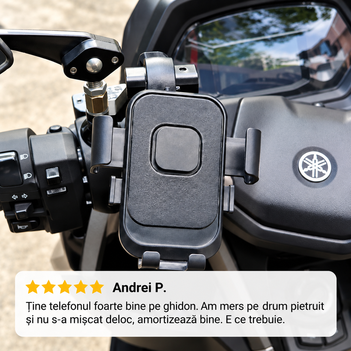 Suport Telefon Bicicletă Antivibrații