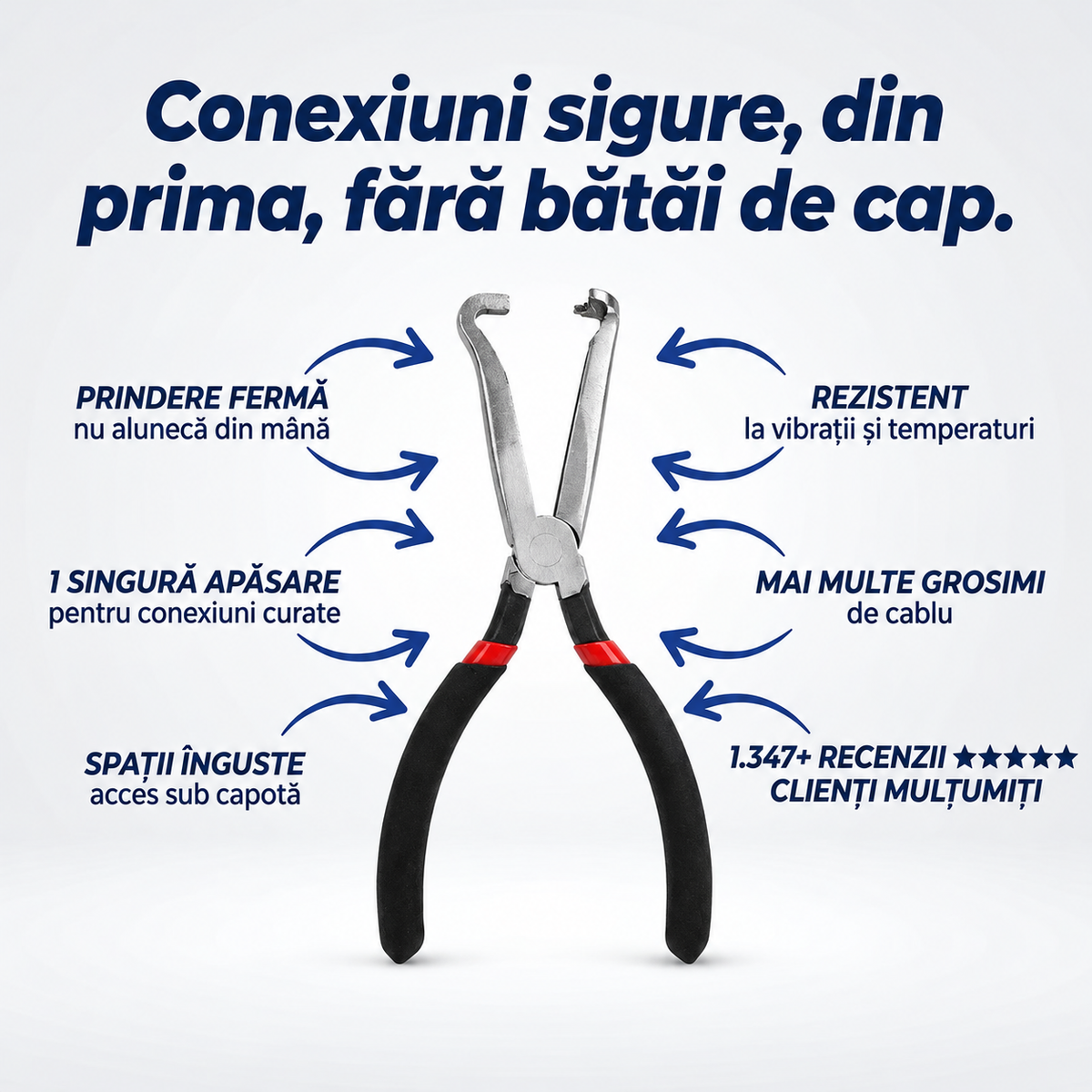 Clește automat pentru conexiuni electrice
