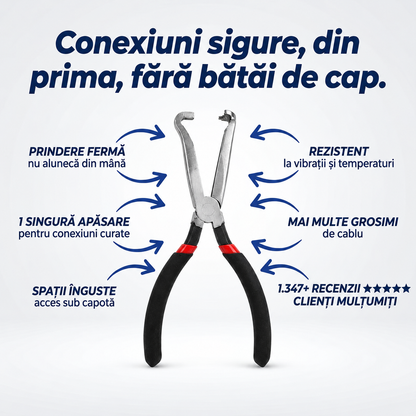 Clește automat pentru conexiuni electrice