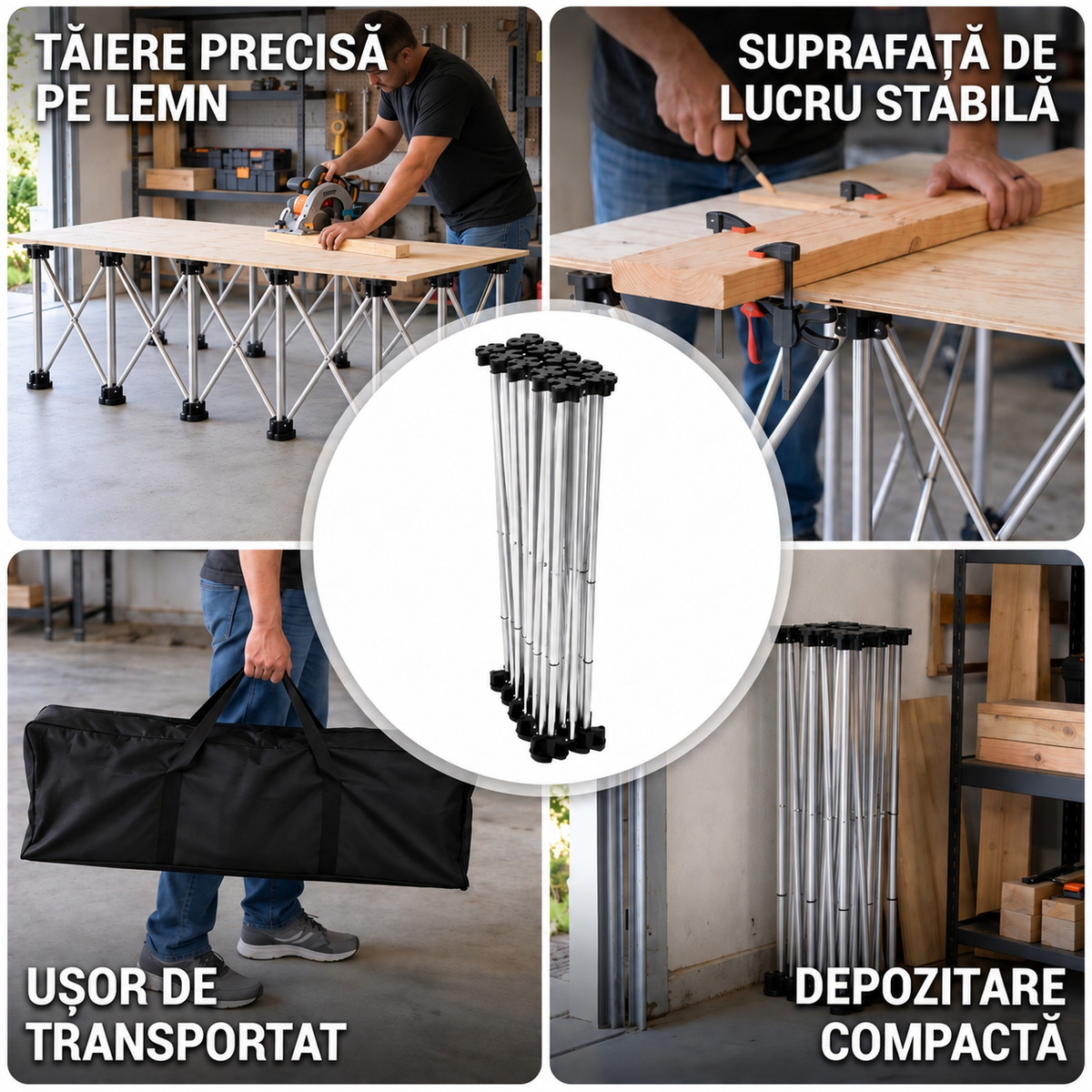 Banc Lucru Pliabil Tâmplărie