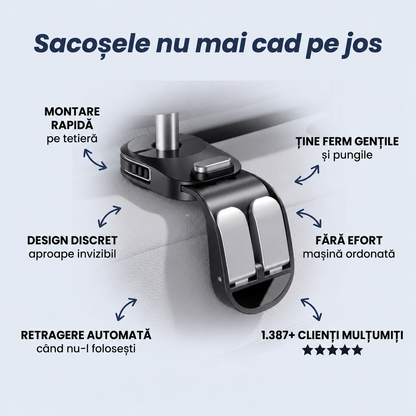 Cârlig Retractabil Scaun Auto