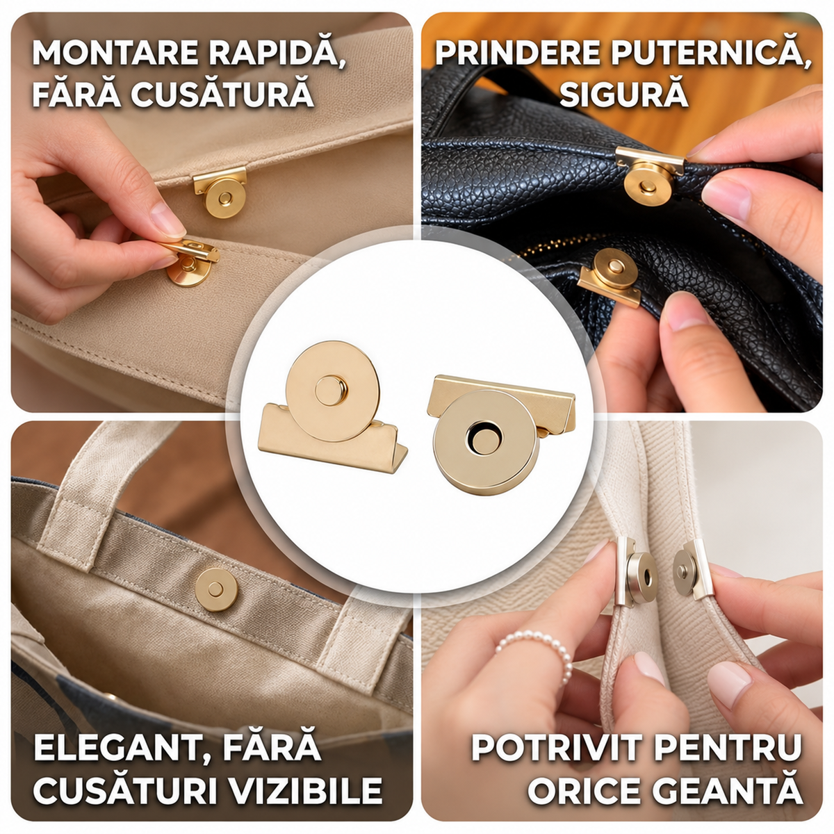 Butoane magnetice pentru genți