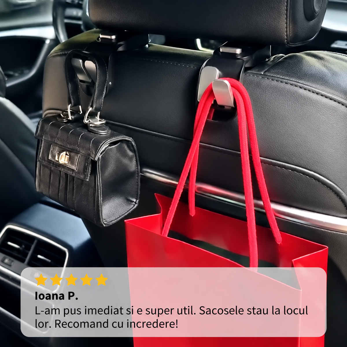 Cârlig Retractabil Scaun Auto