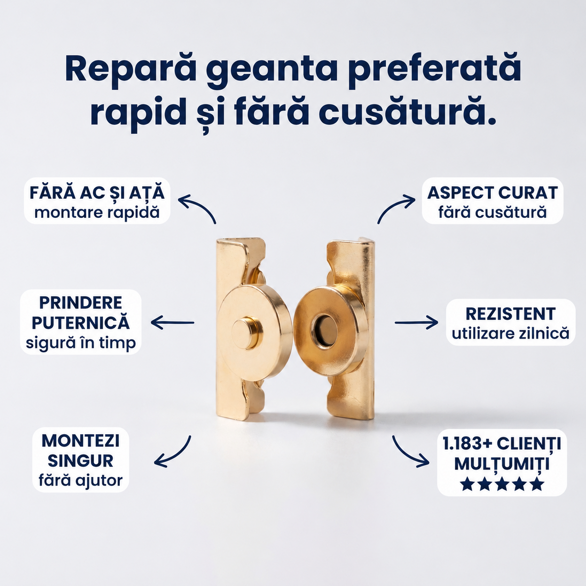 Butoane magnetice pentru genți