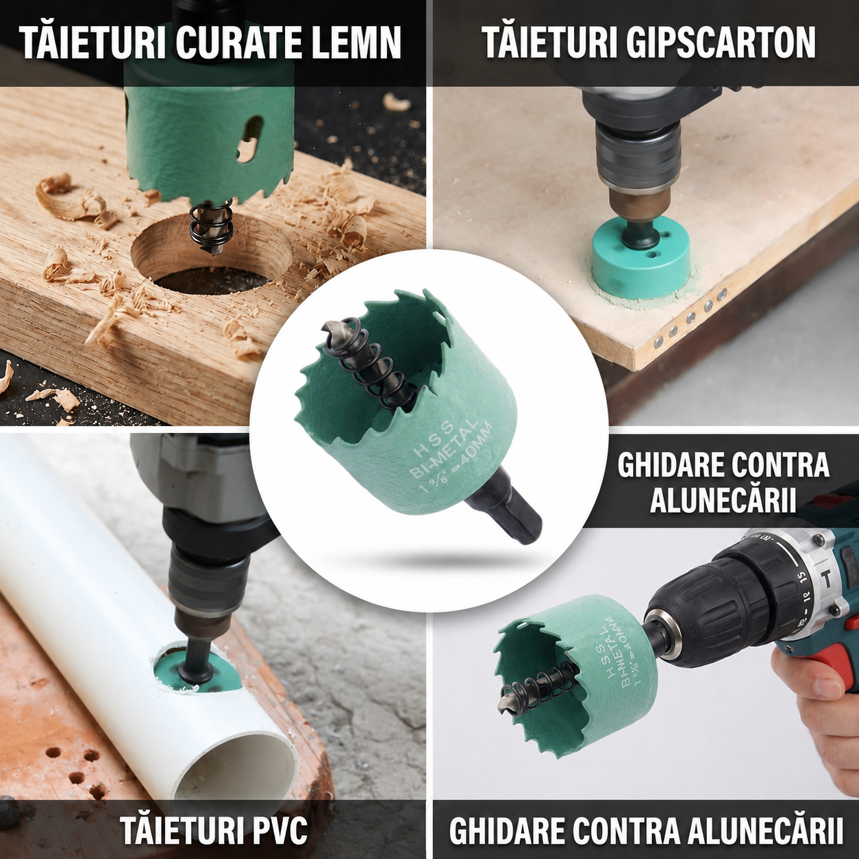 Daltă Circulară HSS Găurit