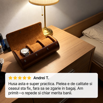 Husă Călătorie Ceasuri Piele