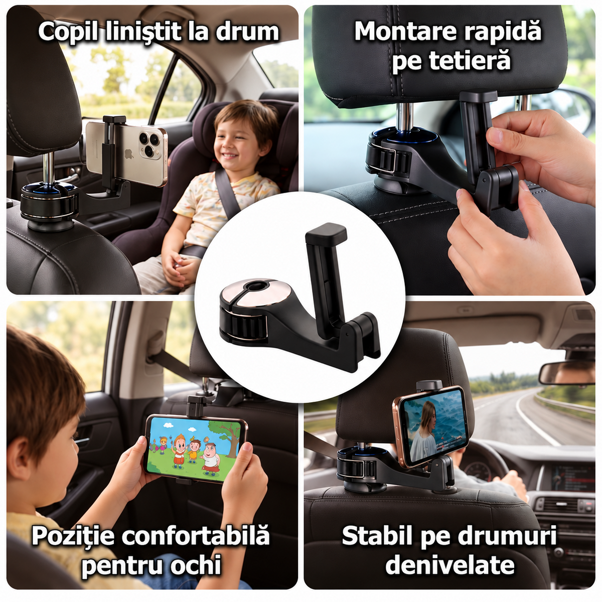 Suport Auto pentru Tetieră