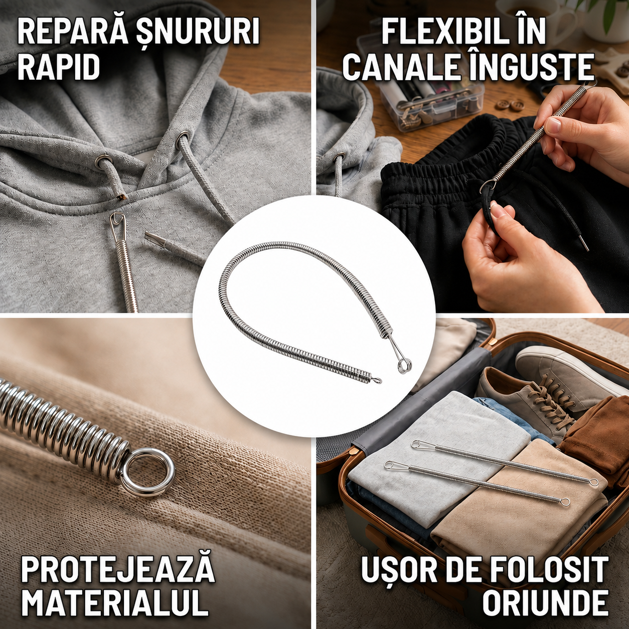 Set Instrumente Înfiletare Șnur