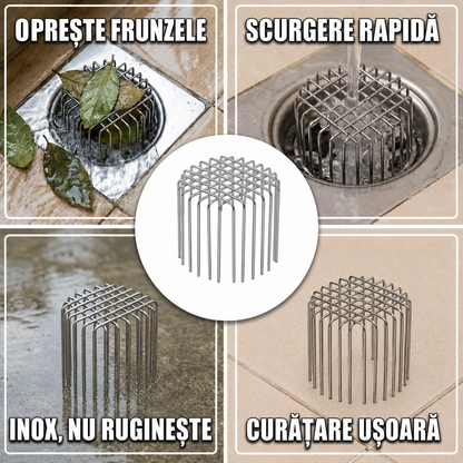 Capac Scurgere Inox Antiînfundare
