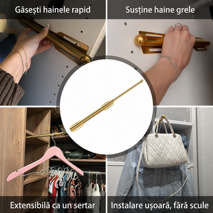 Bară Valet Extensibilă Dulap