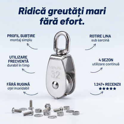Bloc Scripete Oțel Inoxidabil