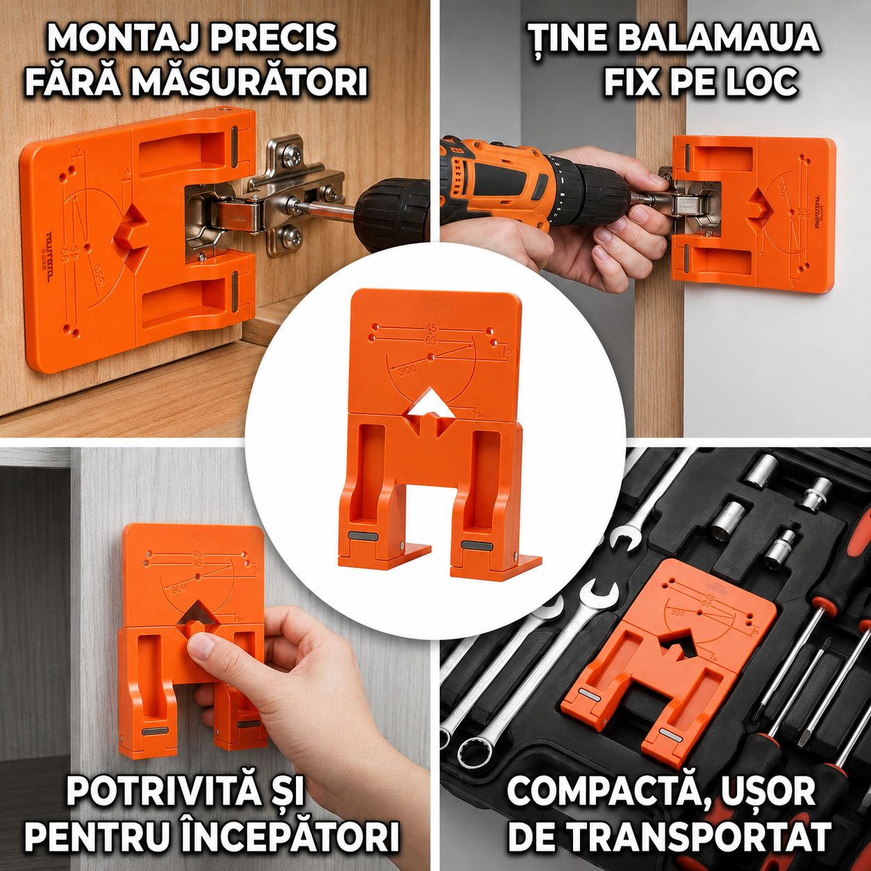 Placă Magnetică Montaj Balamale