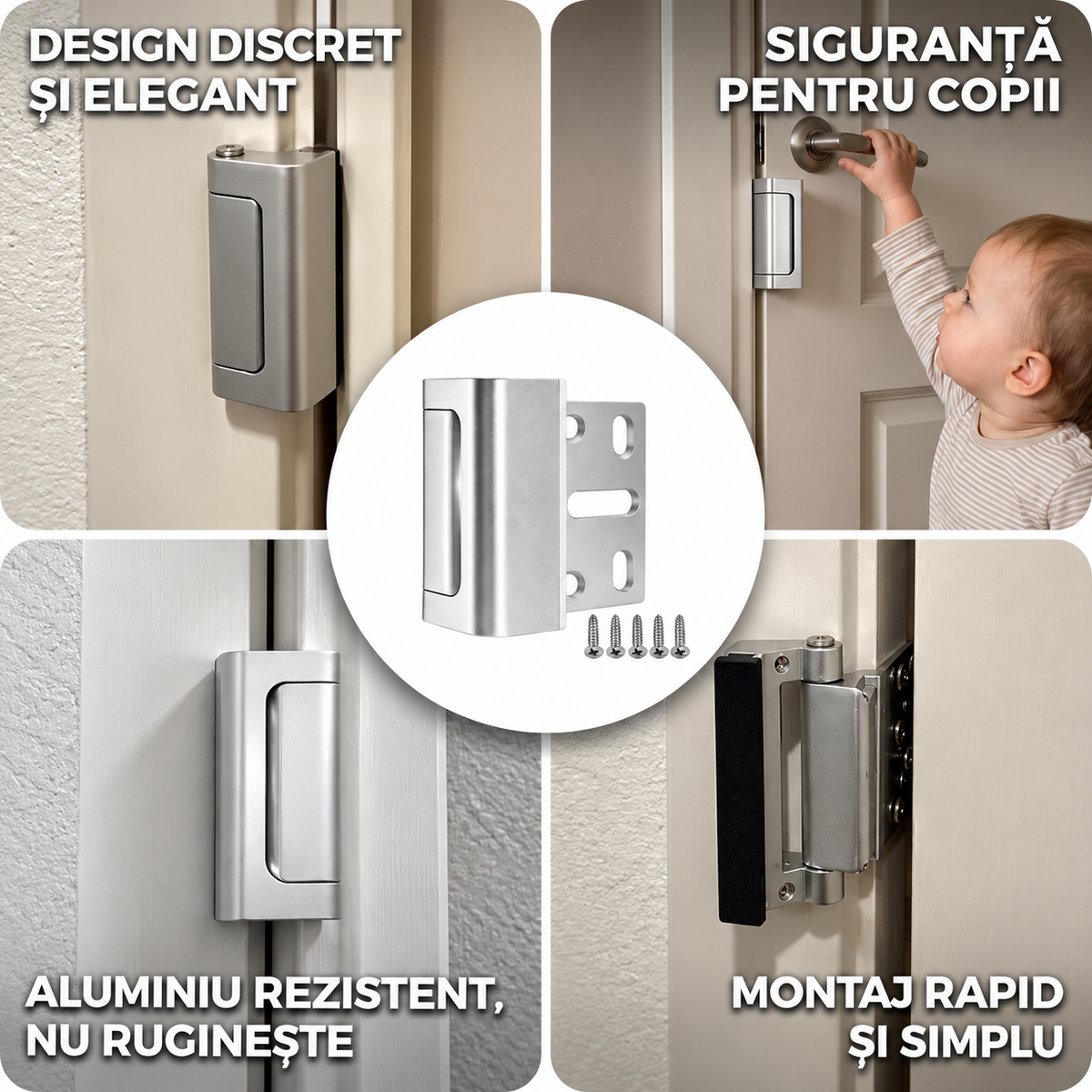 Încuietoare Siguranță Ușă Aluminiu