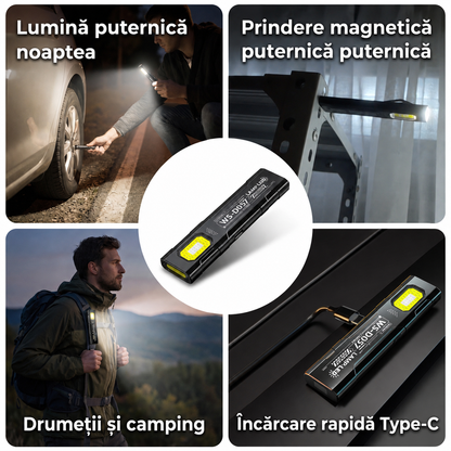 Lanternă LED Reîncărcabilă Compactă