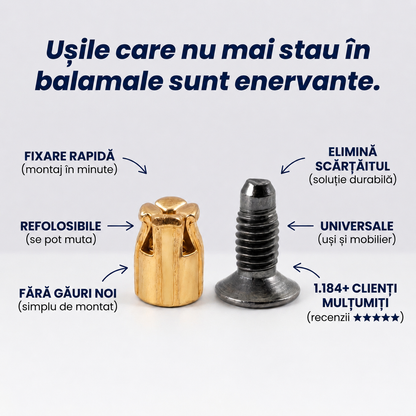 Inserții Balamale Reutilizabile