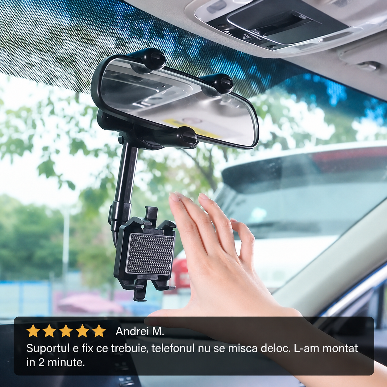 Suport Telefon Oglindă Auto