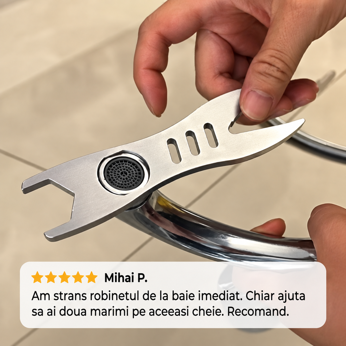 Cheie Reglabilă Multifuncțională Dublă