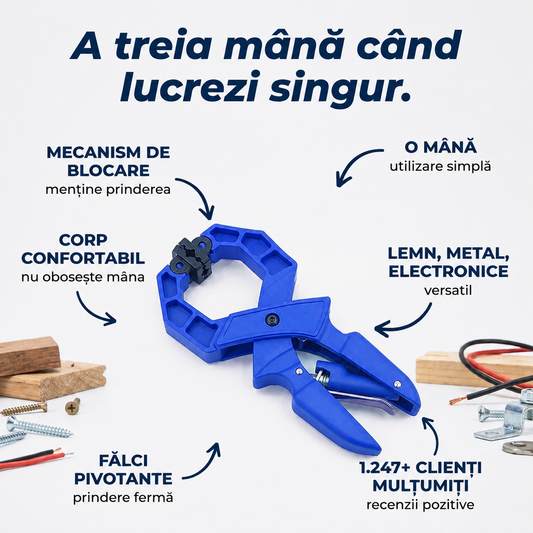 Clește Prindere Cu Arc
