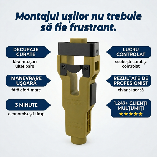 Daltă Precizie Montaj Uși