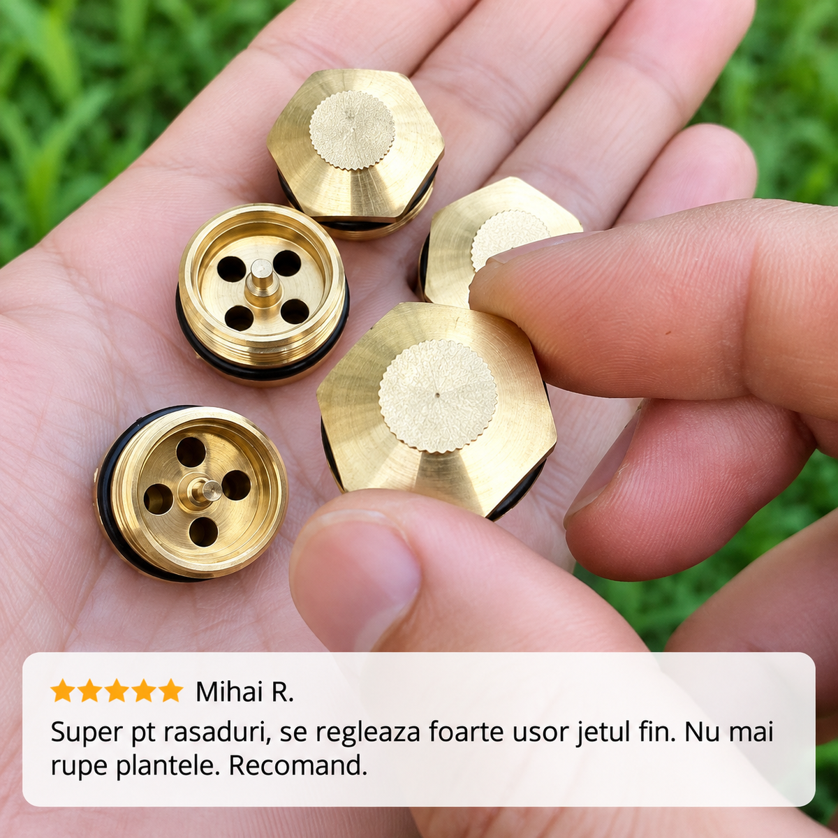 Duză Stropire Alamă Reglabilă
