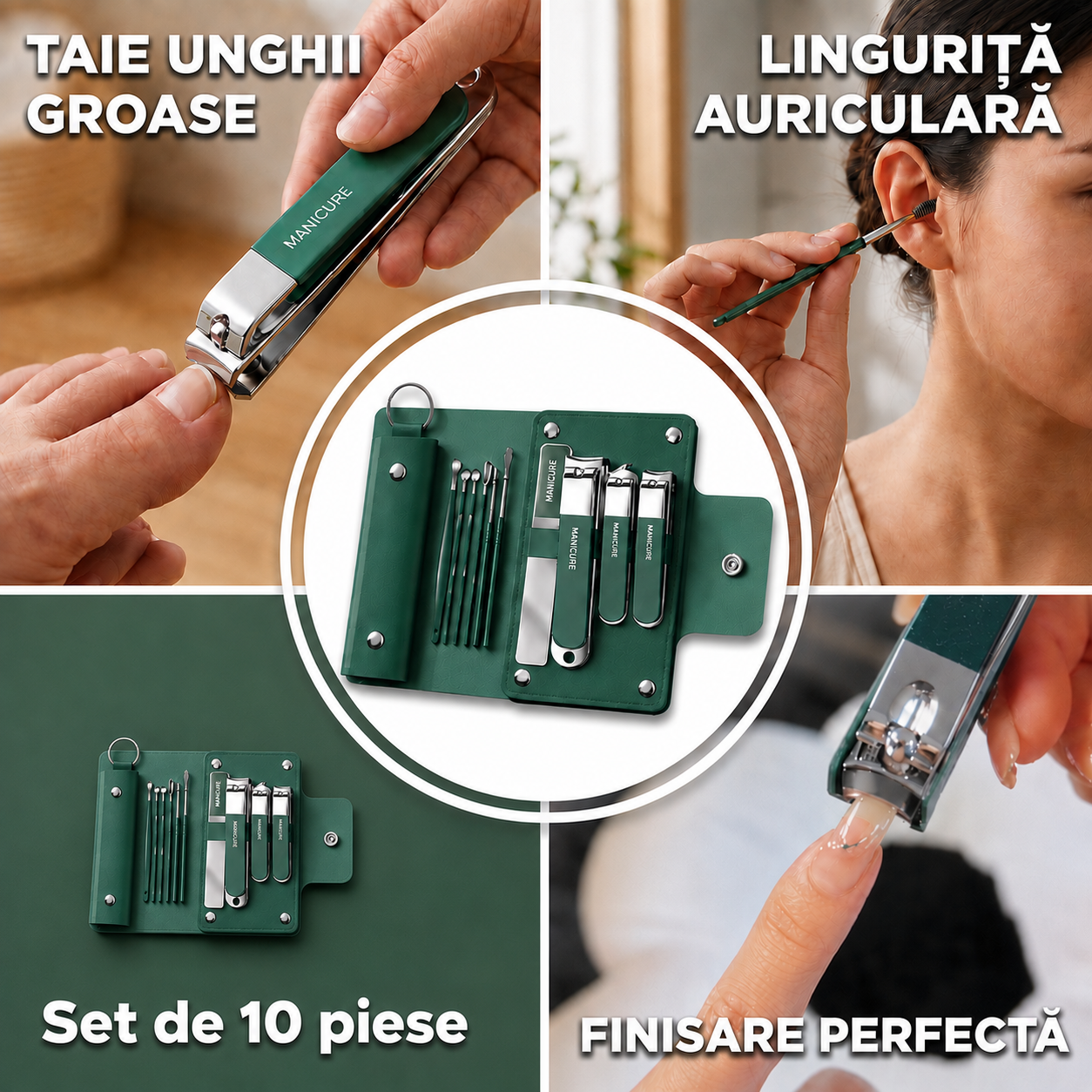 Set Manichiură Oțel Inoxidabil