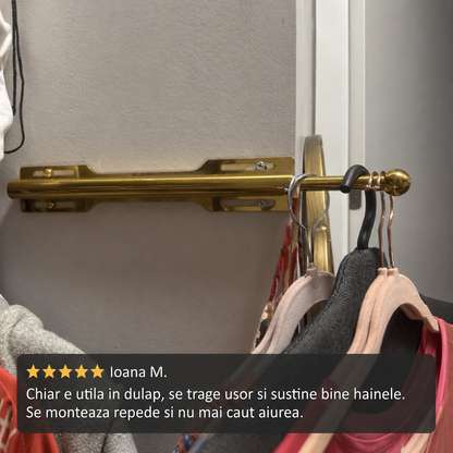 Bară Valet Extensibilă Dulap