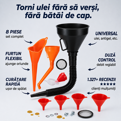 Trusă Pâlnie Auto Flexibilă