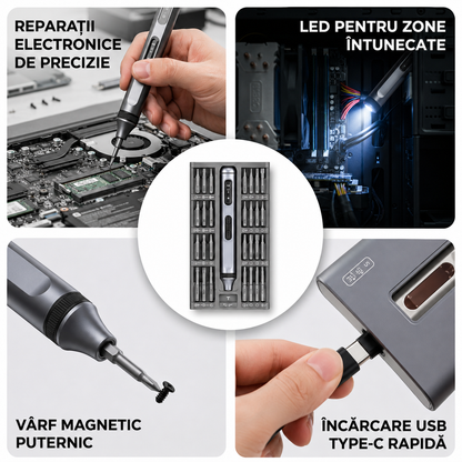 Șurubelnița Electrică Compactă Magnetică
