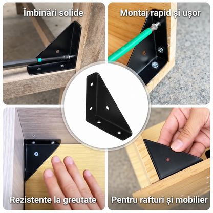 Colțar Metalic Îmbinare Mobilier