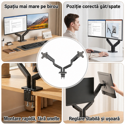 Suport Dual Monitor Birou