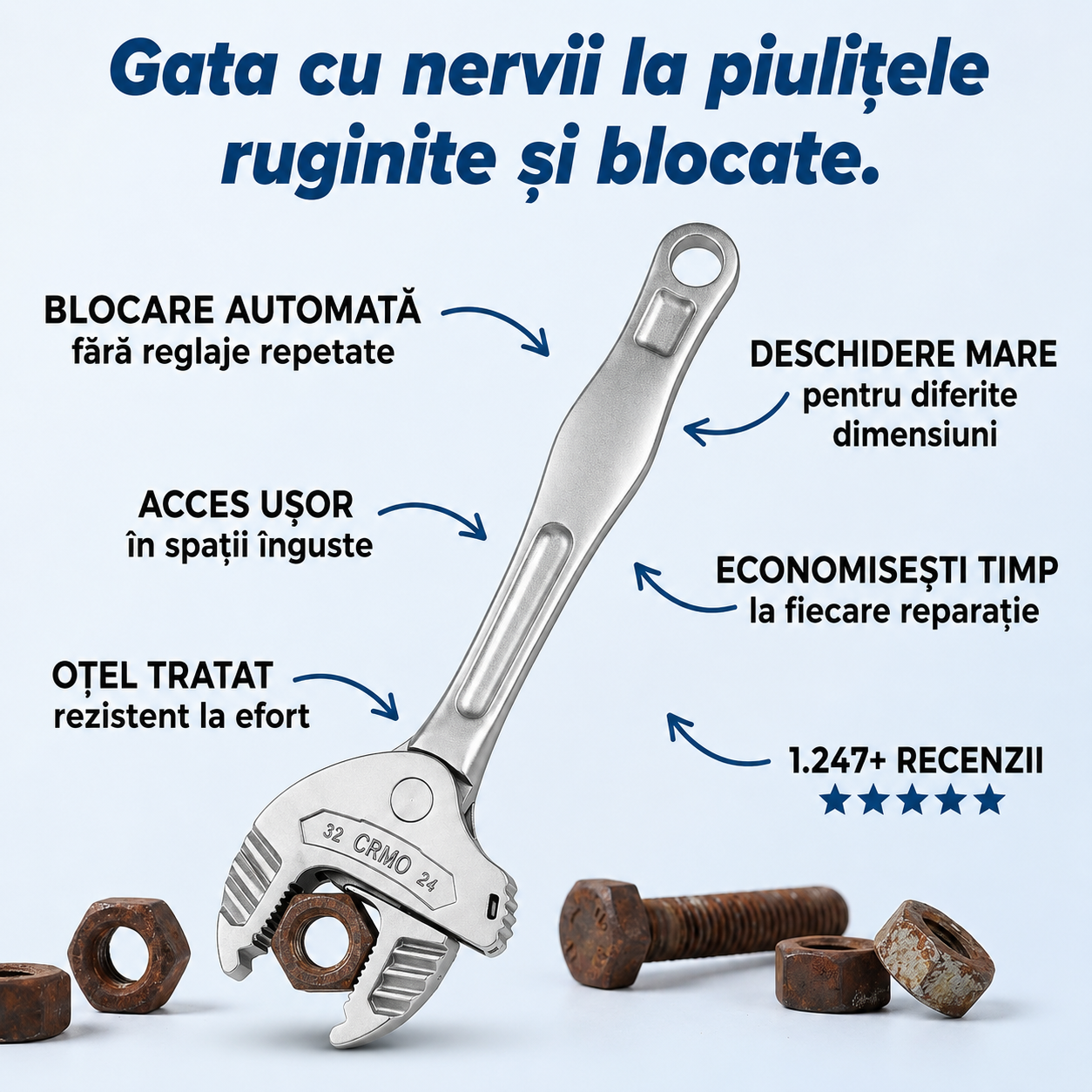Cheie Clește Autoblocantă