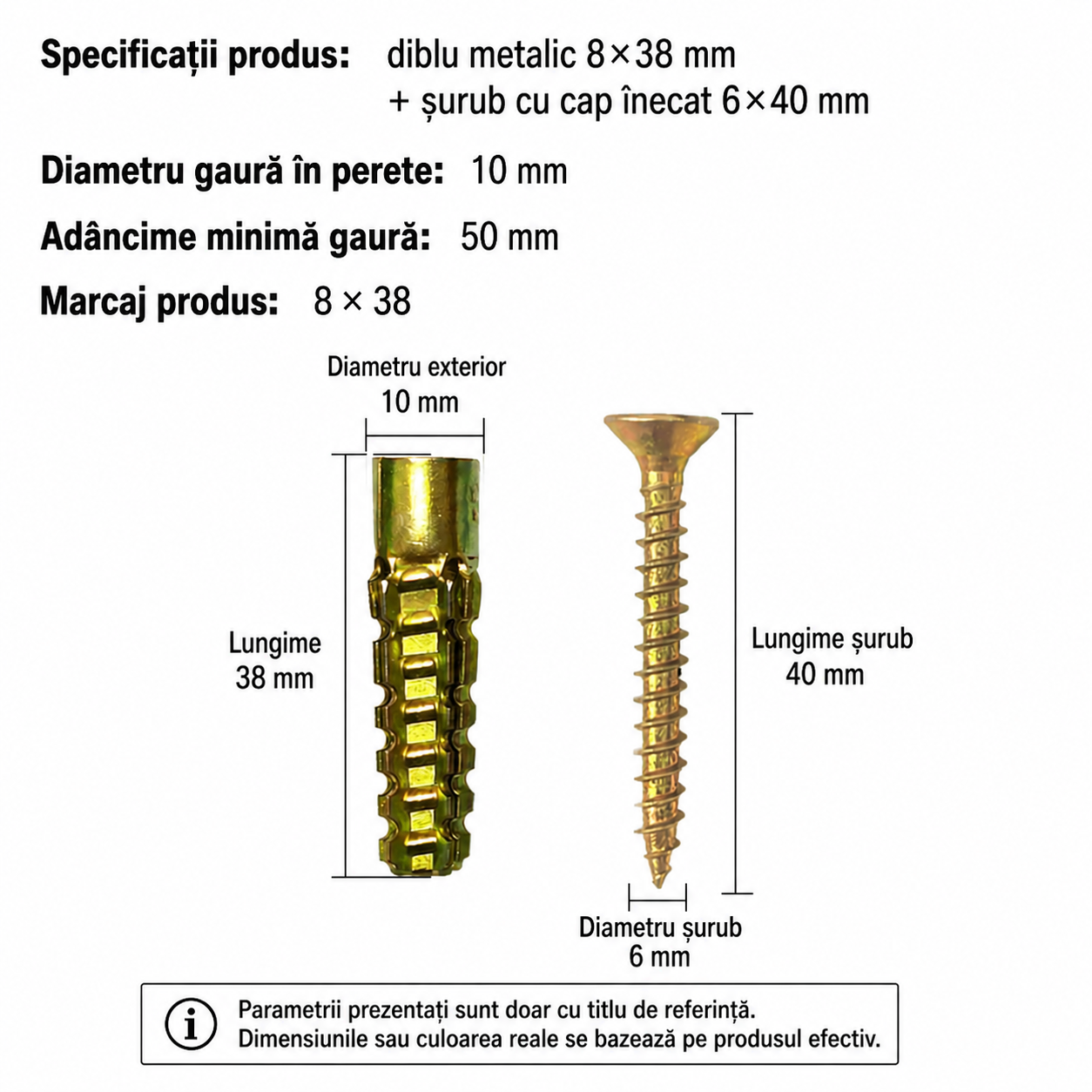 Ancoră Metalică Perete