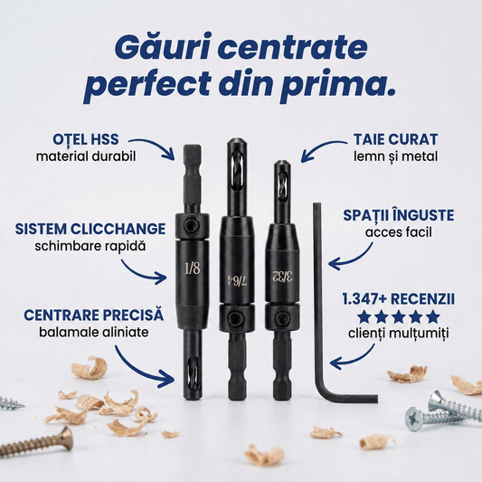 Burghie Centratoare ClicChange HSS