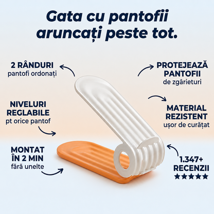 Organizator Încălțăminte Reglabil Dublu