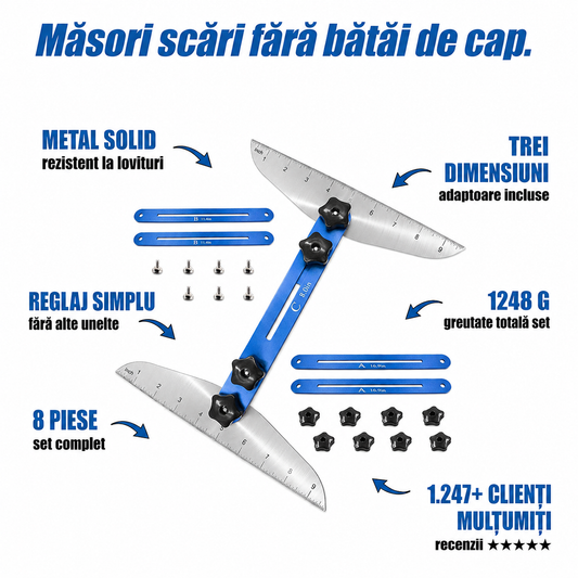 Riglă Multifuncțională Pentru Scări