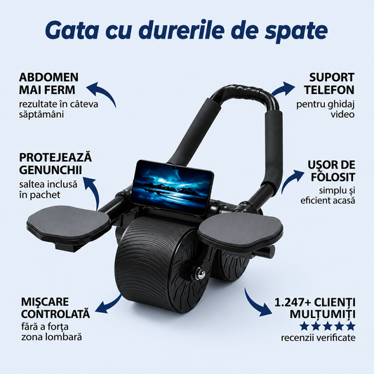 Rolă Abdominală cu Suport