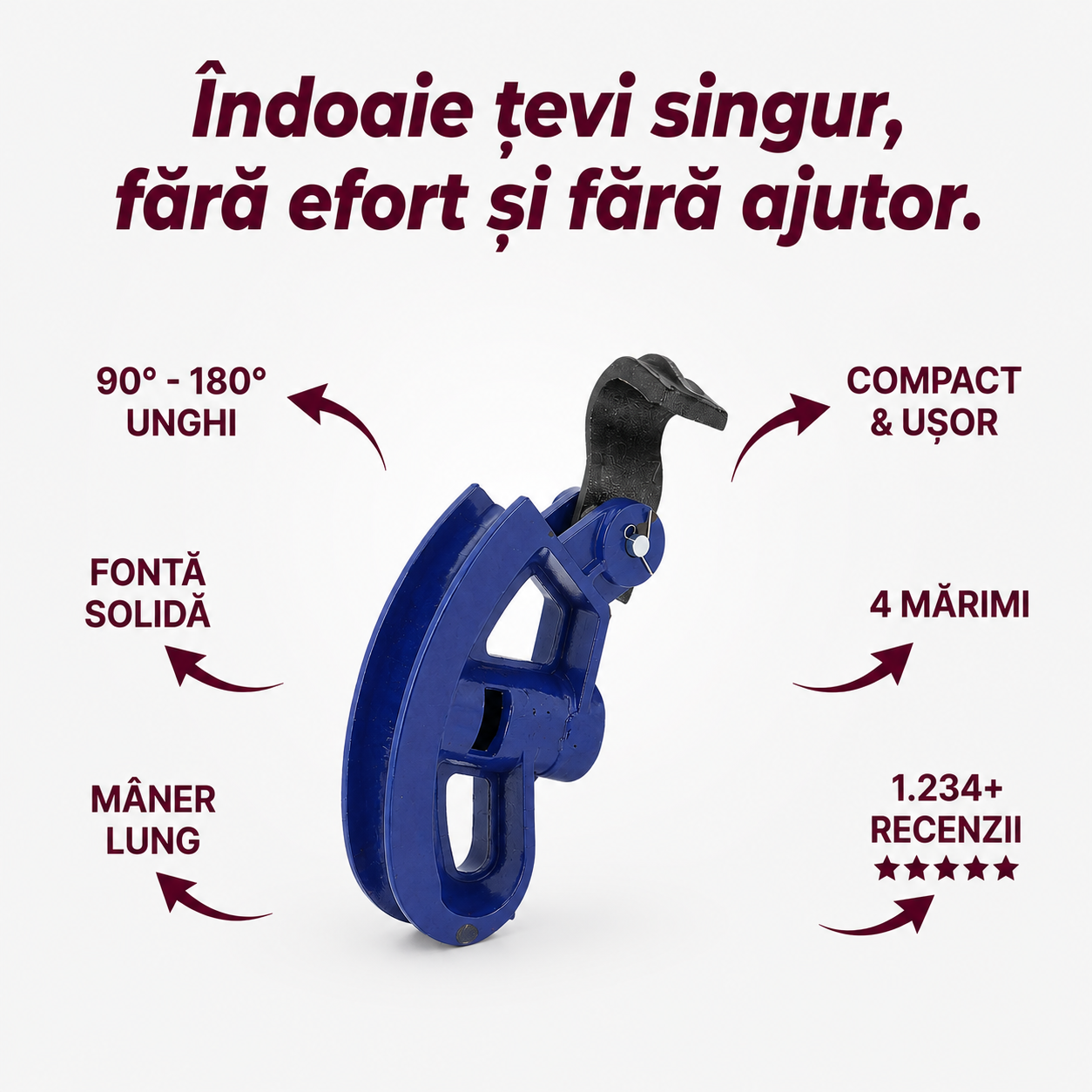 Îndoitor Manual Țevi