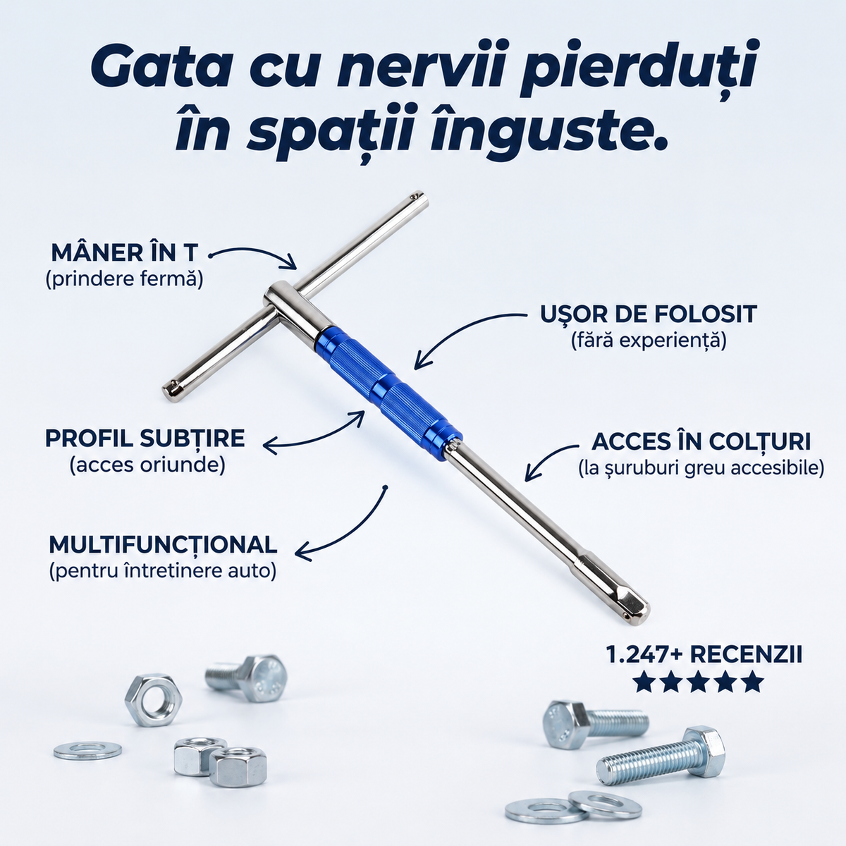 Cheie Tubușor T Multifuncțională