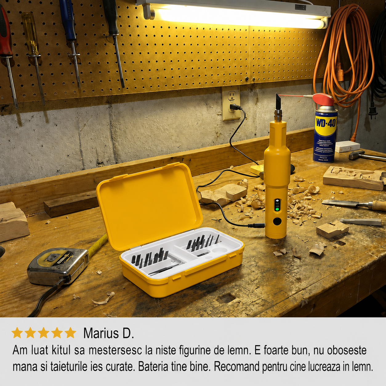 Set Cuțite Gravare Electrice