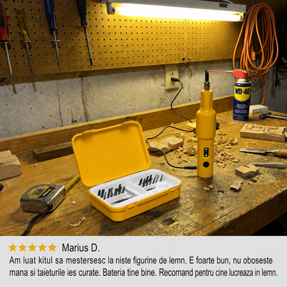 Set Cuțite Gravare Electrice
