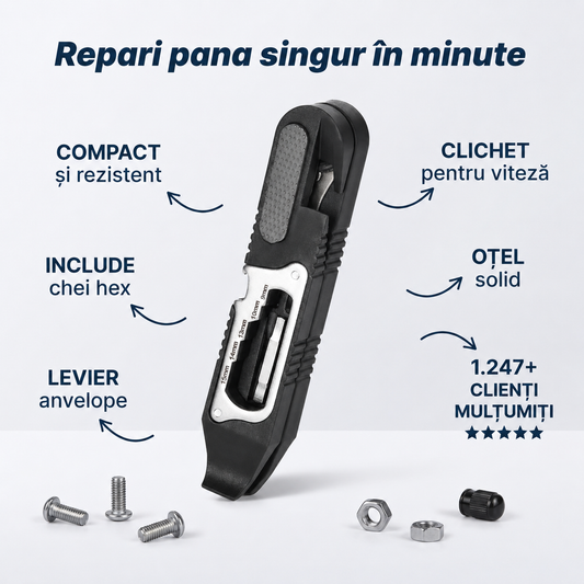 Kit Reparare Bicicletă Portabil