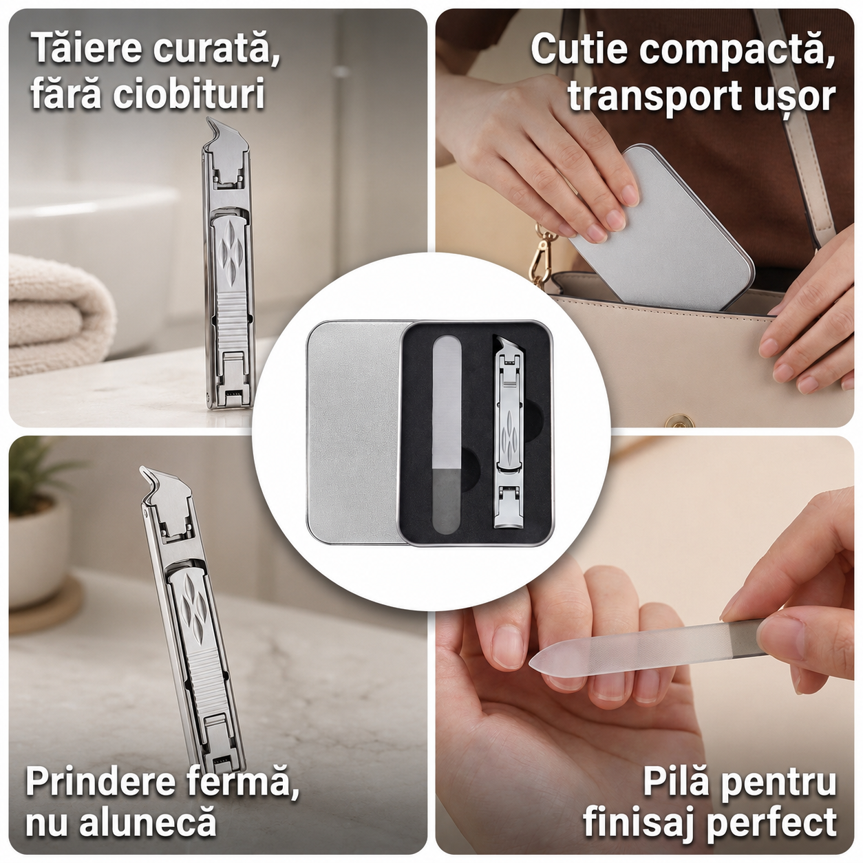 Set Clipper Unghii Portabil