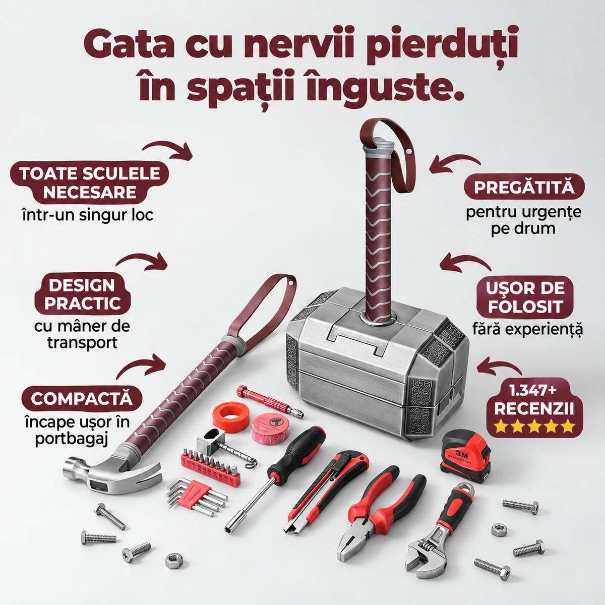 Trusă Scule Auto Thor